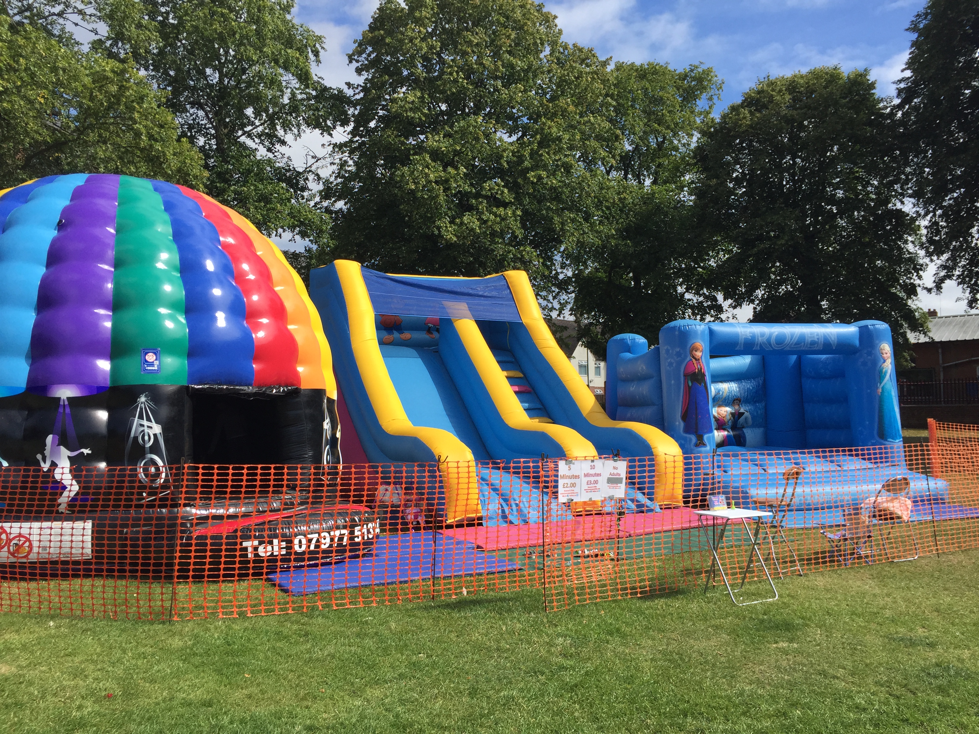 Disco Dome Bouncy Castle Droitwich