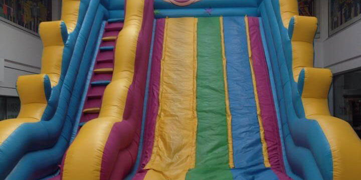 Super inflatable slide