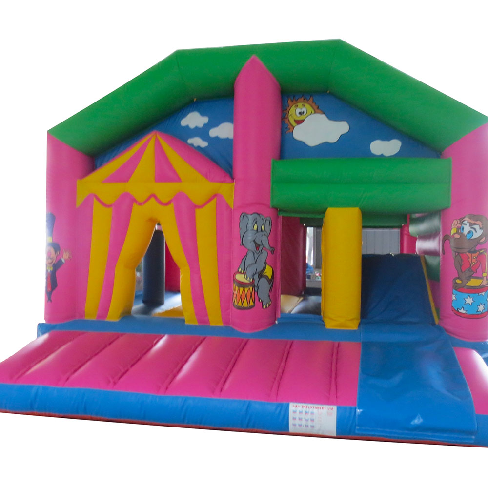 Circus Bouncy Castle and Slide