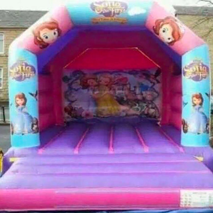 sofia the first bouncy castle hire