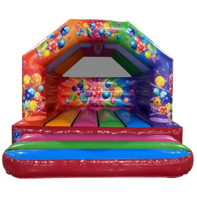 12x12 multi colour bouncy castle